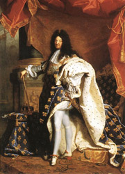 Louis XIV at Versailles. 