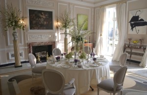 The Dining Room at The Mount as it appears when the historical treasure is open to visitors.